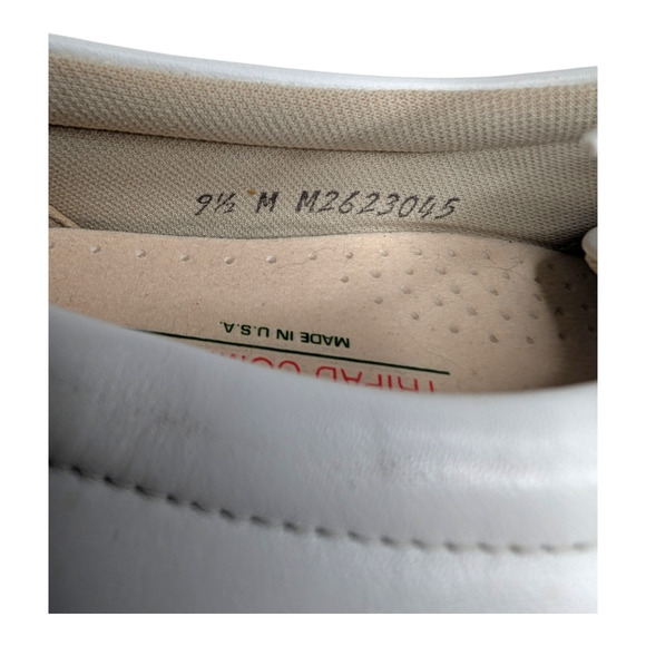 SAS Whisper Womens Size 9 1/2 Slim Tripad Comfort White Leather Walking Shoe - Picture 7 of 7